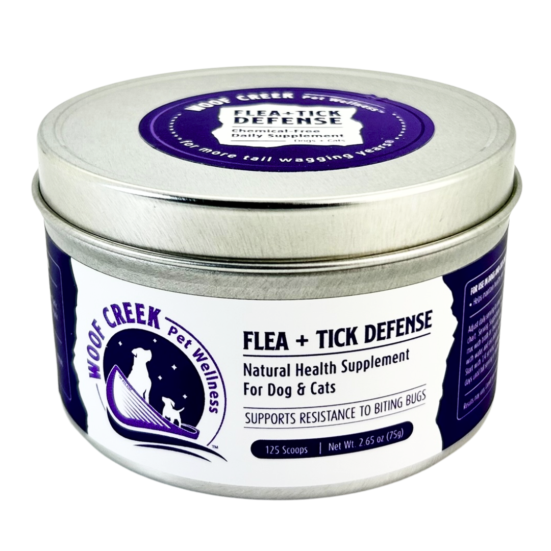 Flea + Tick Defense Support | All-Natural Health Supplement for Dogs + Cats