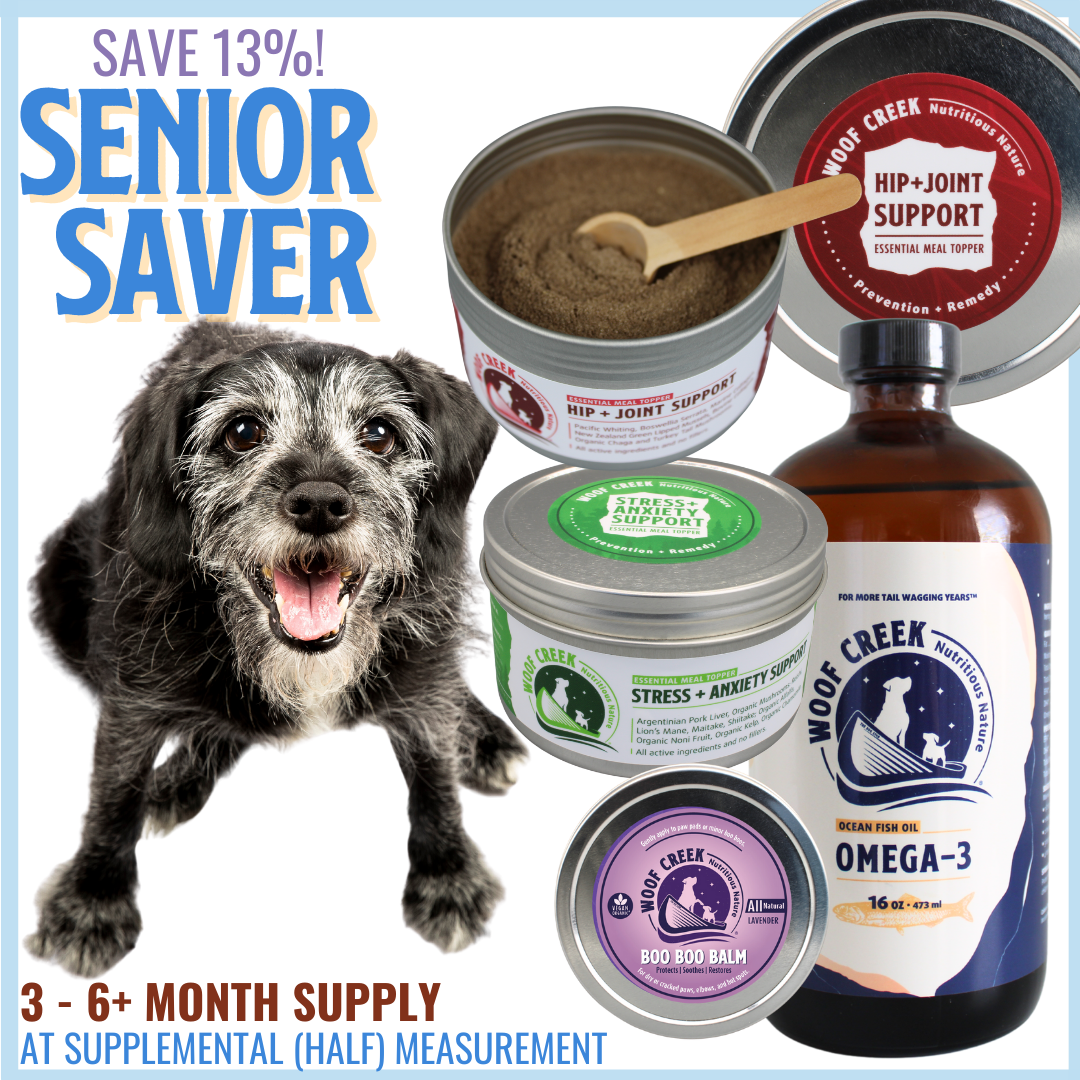 Senior Saver | 4 All-Natural Wellness Products for Dogs + Cats